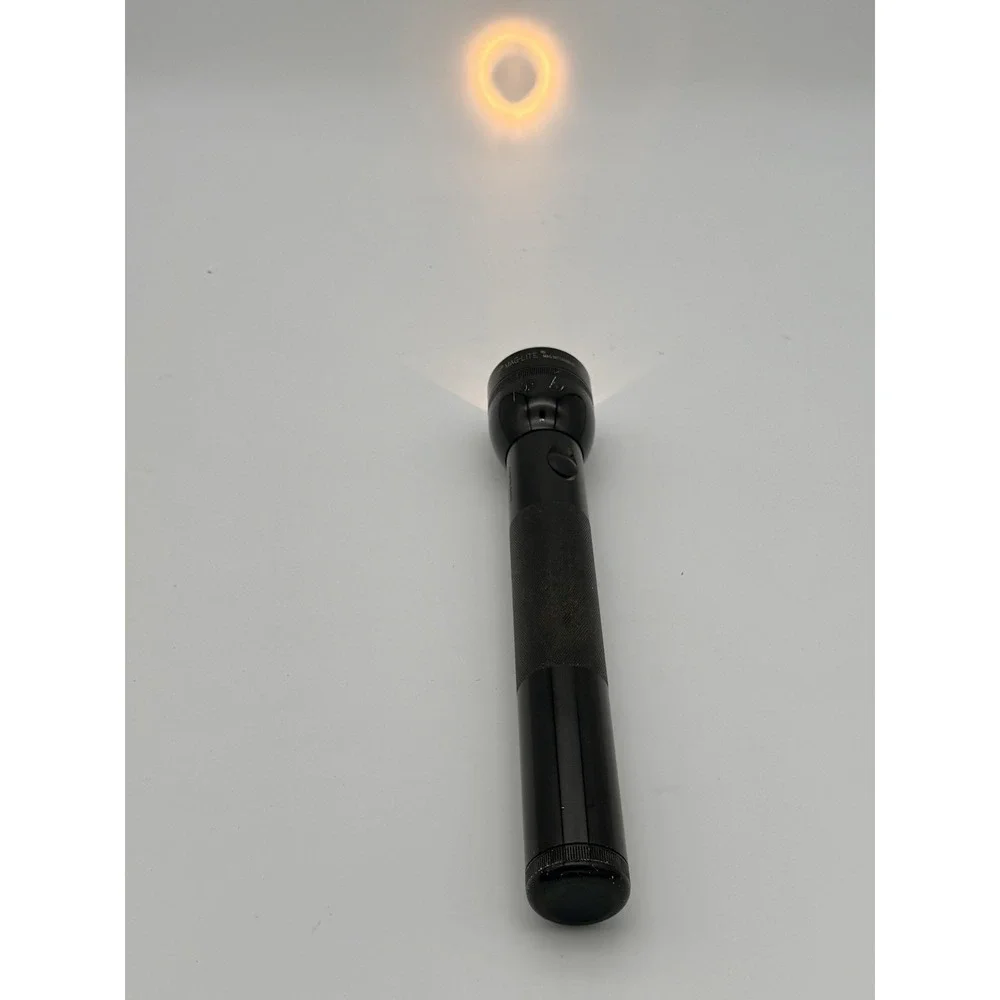 Vintage Mag-Lite 3D Cell Flashlight Black USA Made Tested Working No Batteries